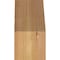 Ekena Millwork 4"W x 8"D x 8"H Balboa Rough Sawn Knee Brace, Western Red Cedar BRC04X08X08BOA00RWR - alternate 3